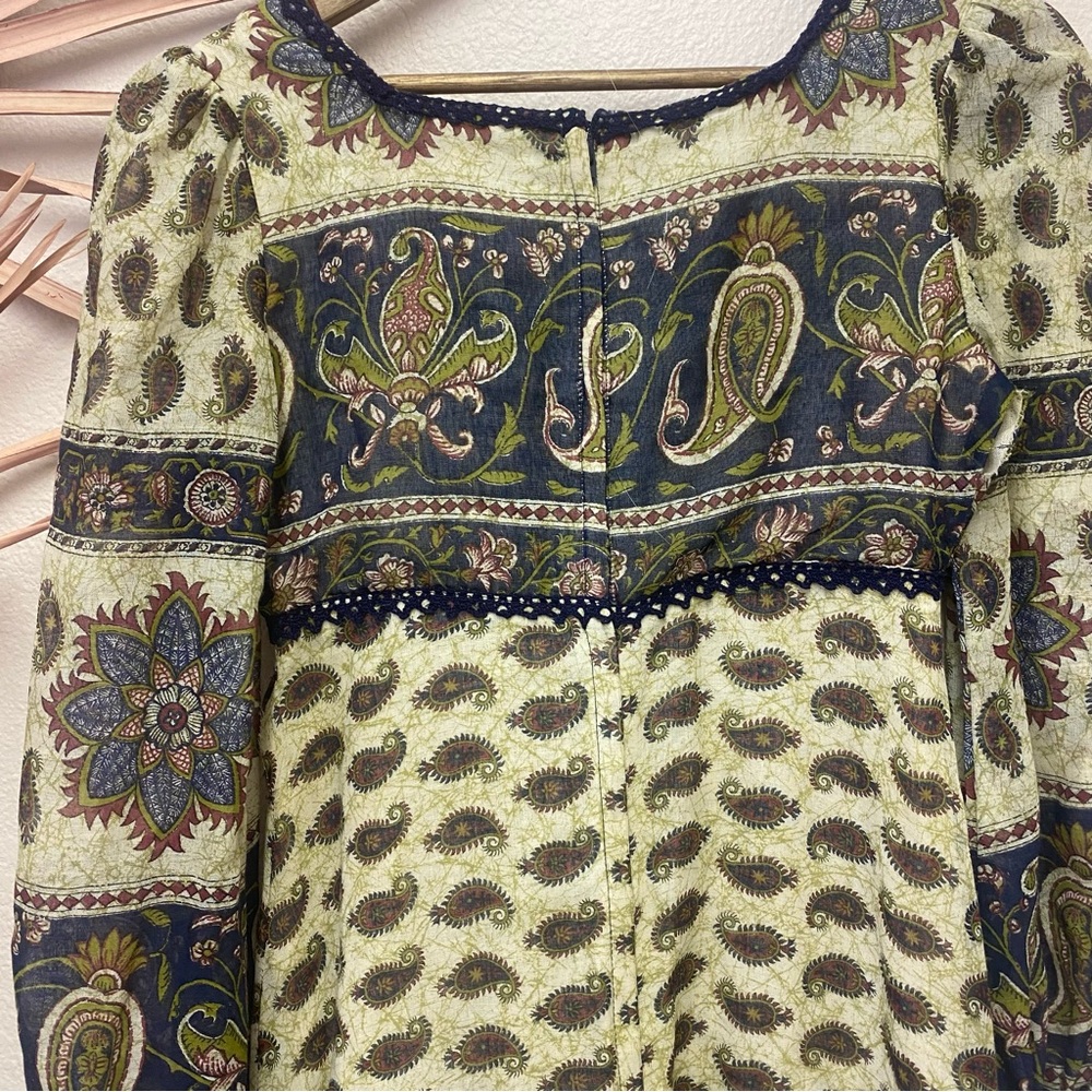 Vintage Gunne Sax Paisley prairie dress. - Picture 5 of 5